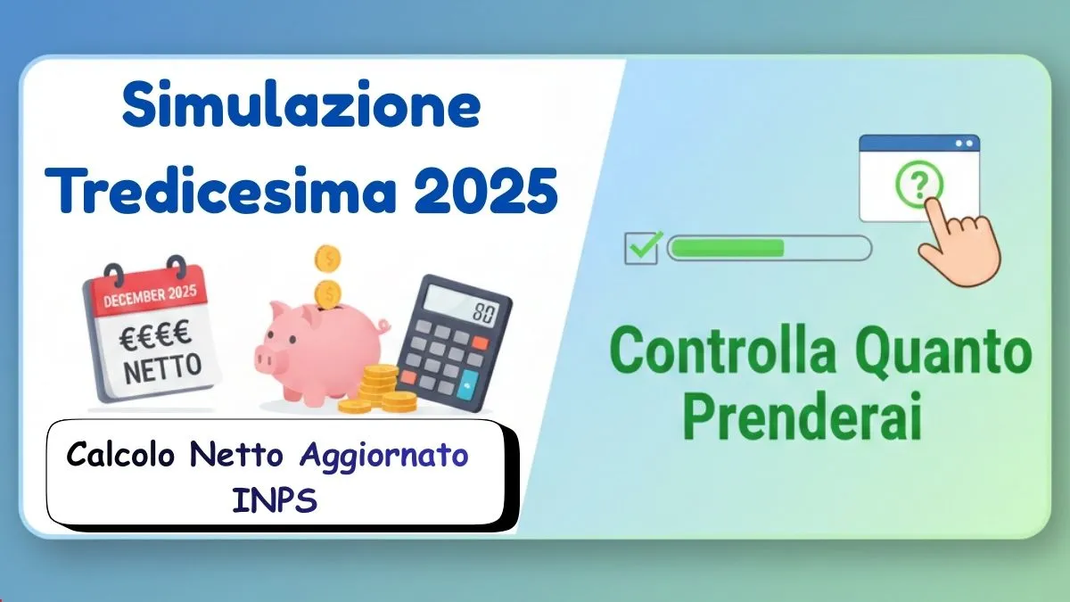 Simulazione Tredicesima 2025